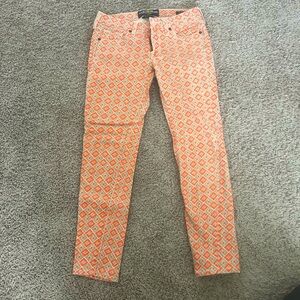 Geometric Skinny Jeans